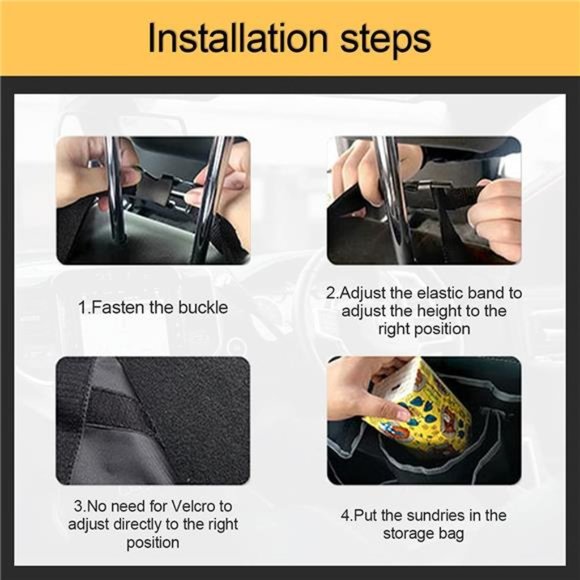 Car Trunk Organizer and Storage, Backseat Hanging Organizer for SUV, Truck, MPV - Picture 5 of 7